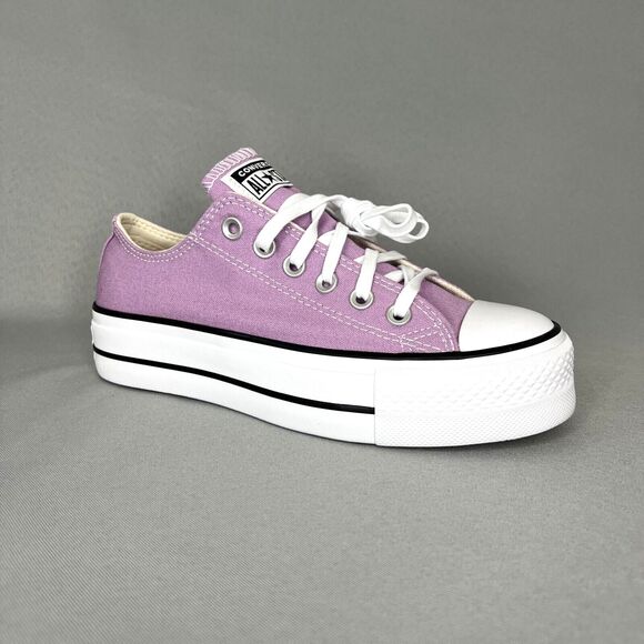 New Womens Converse Chuck Taylor All Star Lift Platform Multi Sz Purple Amethyst - Picture 10 of 16